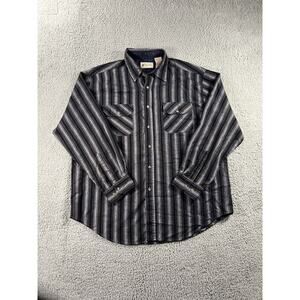 Northwest Territory Button Up Shirt Men XL Striped Long Sleeve Casual‎ Western